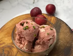 plum ice cream